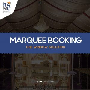 Marquee Booking ramc events