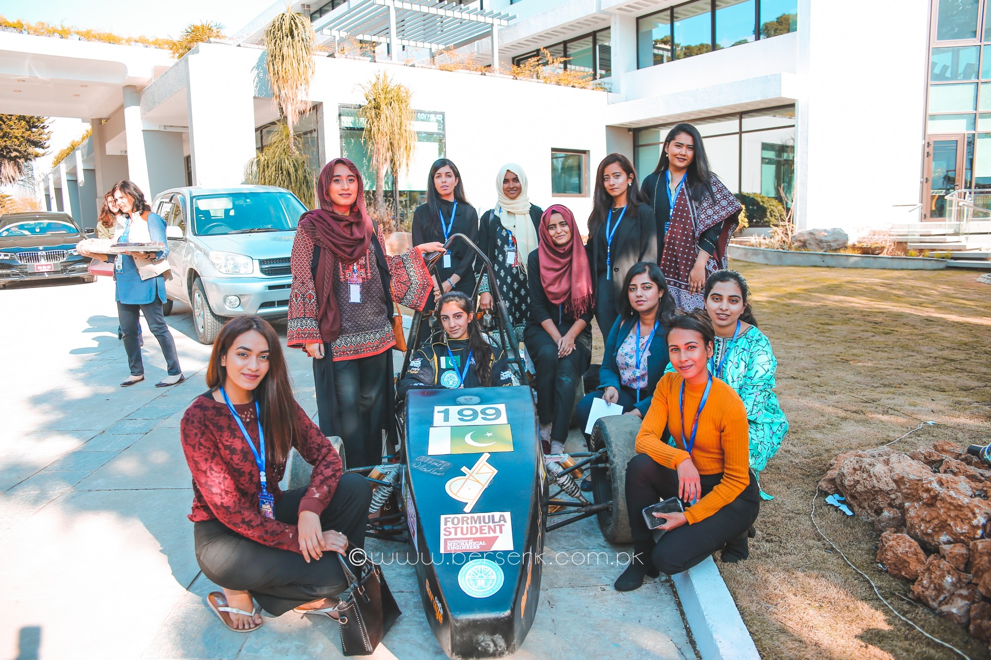 Team Auj Nust Formula 1 Car at World Bank Group Pakistan