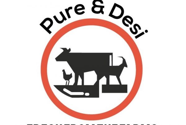 Pure & Desi Logo Design Concept 2